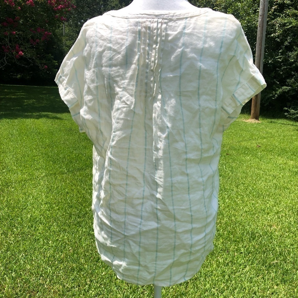 Christian Siriano linen blouse size M - Picture 2 of 8